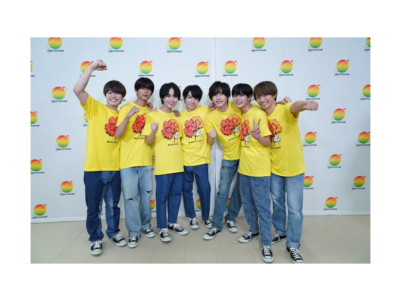 なにわ男子（左から）大橋和也、高橋恭平、大西流星、西畑大吾、道枝駿佑、長尾謙杜、藤原丈一郎（C）日本テレビ