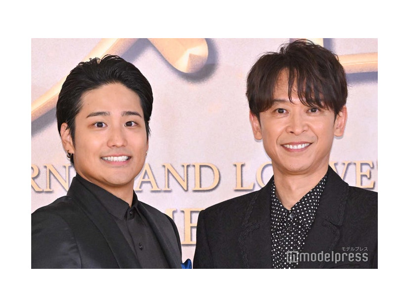 「キャメロット」製作発表記者会見に出席した桐山照史、坂本昌行（C）モデルプレス