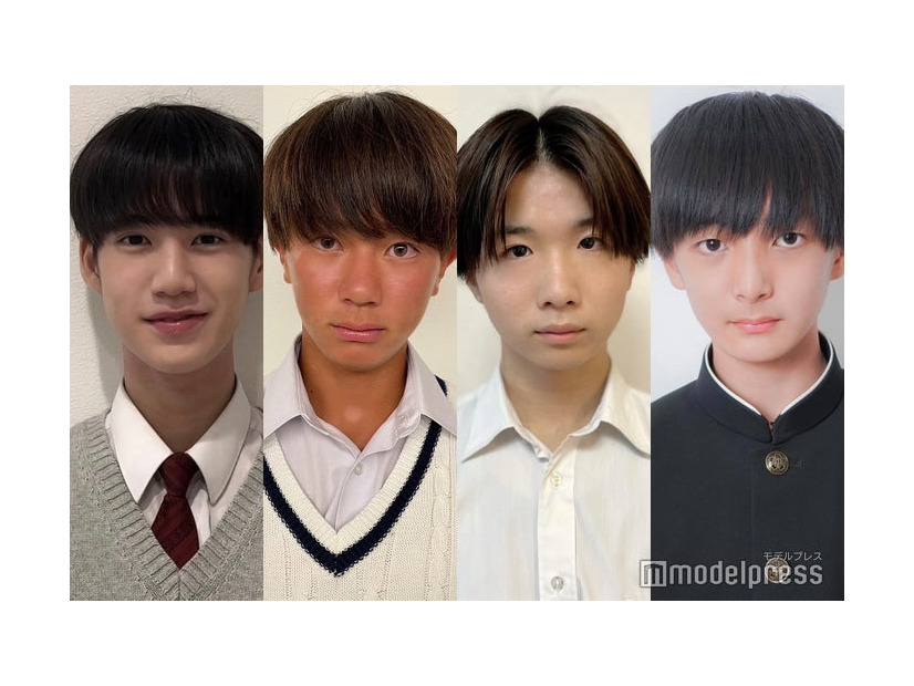 「男子中学生ミスターコン2023」西日本ブロックB暫定上位4人