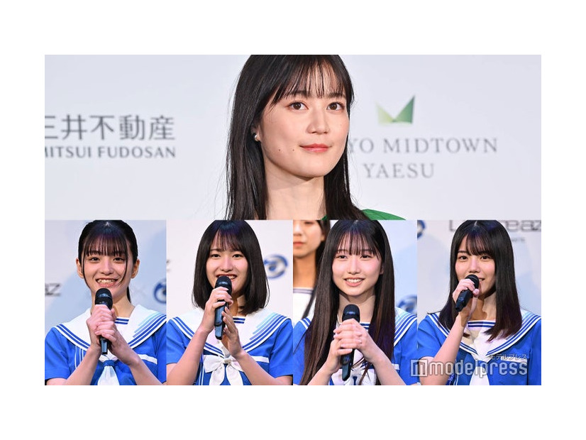 （上段）生田絵梨花（下段左から）西森杏弥、青木宙帆、早崎すずき、伊藤ゆず（C）モデルプレス