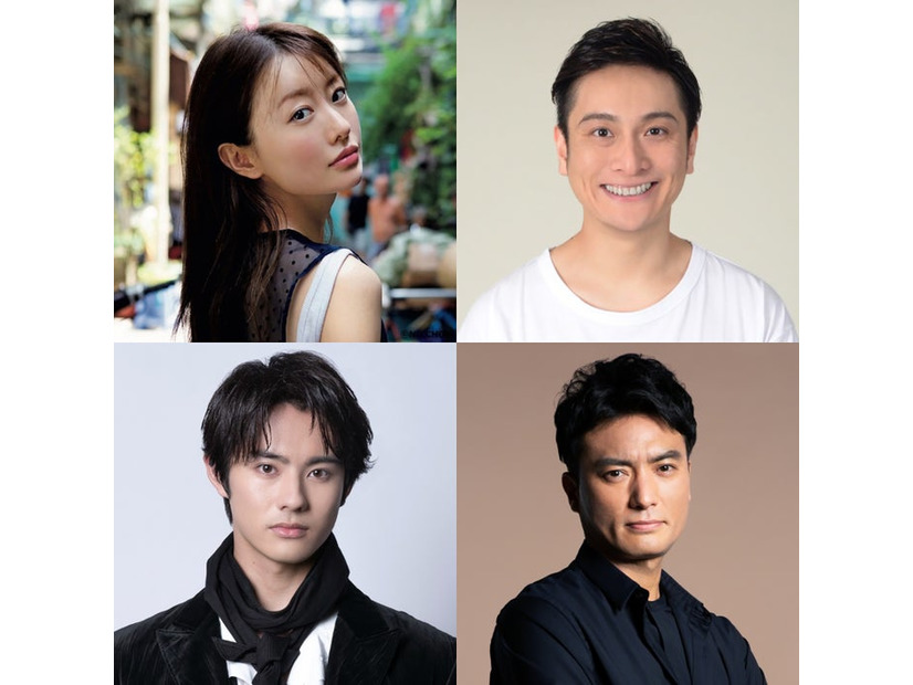 （上段左から時計回りに）松本まりか、JP、徳重聡、前田拳太郎（提供写真）
