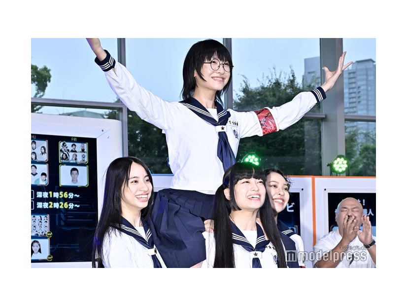 『バラバラ大作戦』10月新番組発表記者会見に出席した新しい学校のリーダーズ（C）モデルプレス