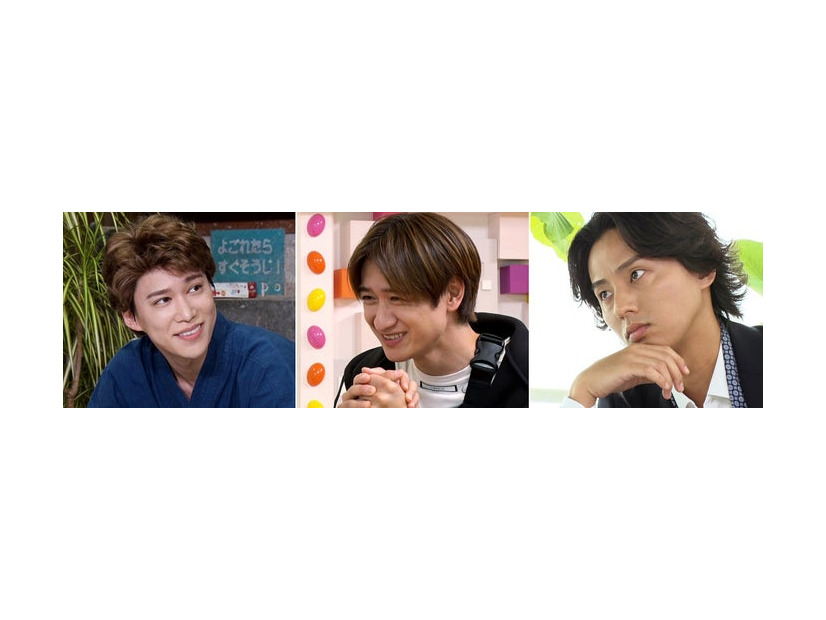 （左から）千賀健永、宮田俊哉、藤ヶ谷太輔（C）フジテレビ