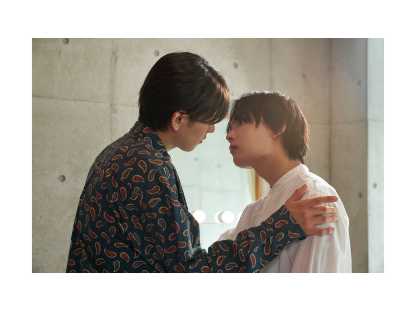 深田竜生、大西流星「紅さすライフ」第9話より（C）NTV・J Storm