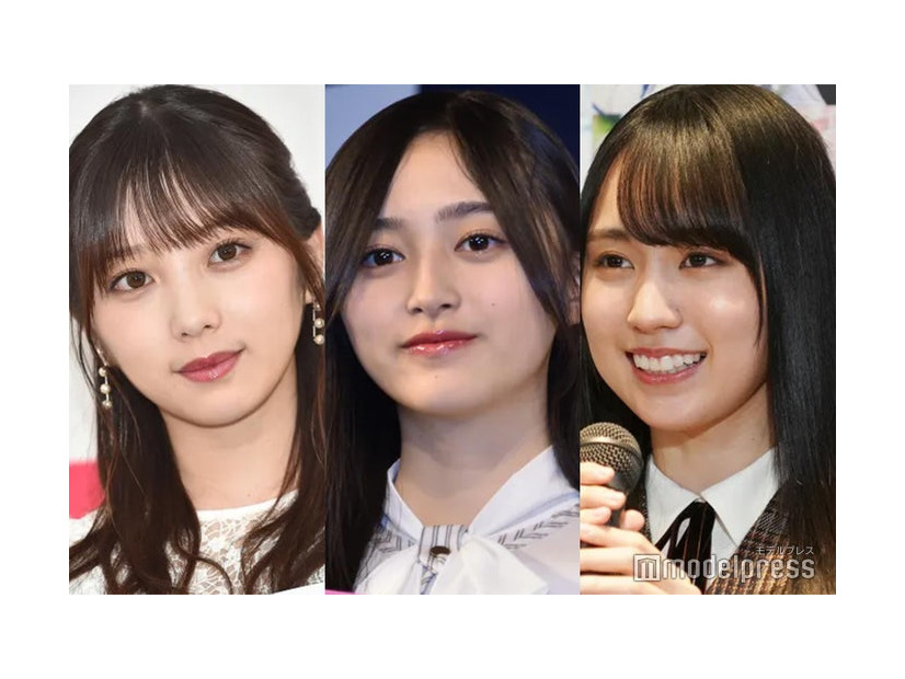 （左から）与田祐希、井上和、賀喜遥香 （C）モデルプレス