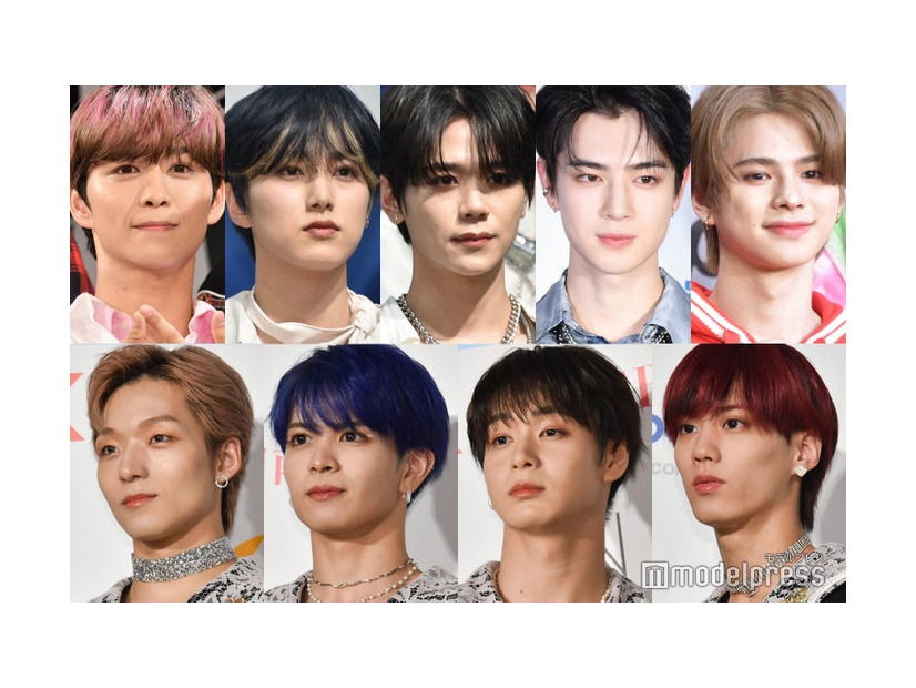 （上段左から）後藤威尊、尾崎匠海、藤牧京介、佐野雄大、松田迅（下段左から）古瀬直輝、栗田航兵、太田駿静、小堀柊 （C）モデルプレス