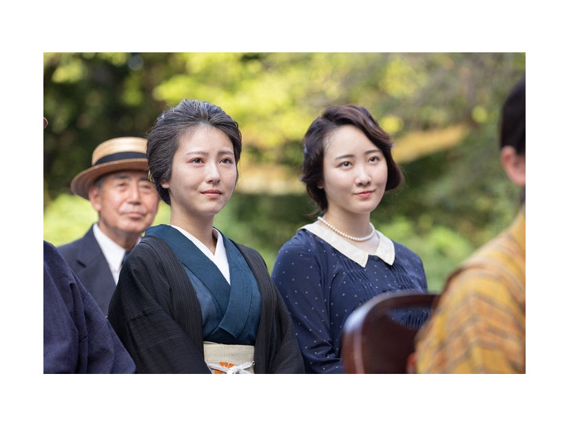 浜辺美波、本田望結「らんまん」第128話（C）NHK