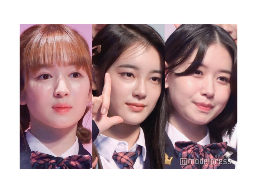 山本すず、櫻井美羽、笠原桃奈（C）モデルプレス