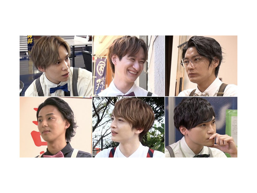 Kis-My-Ft2（左上から時計回りに）千賀健永、宮田俊哉、横尾渉、二階堂高嗣、玉森裕太、藤ヶ谷太輔（C）フジテレビ