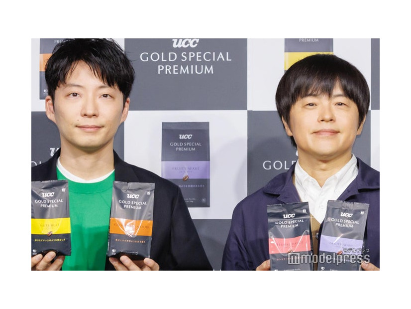 新CM発表会に出席した星野源、バカリズム（C）モデルプレス