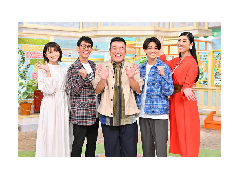 清水麻椰アナウンサー、柴田英嗣、山崎弘也、正門良規、アンミカ（C）MBS