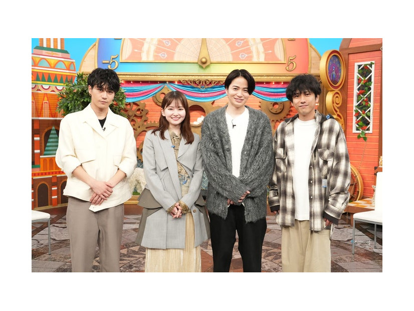 松田元太、山田杏奈、菊池風磨、二宮和也（C）日本テレビ