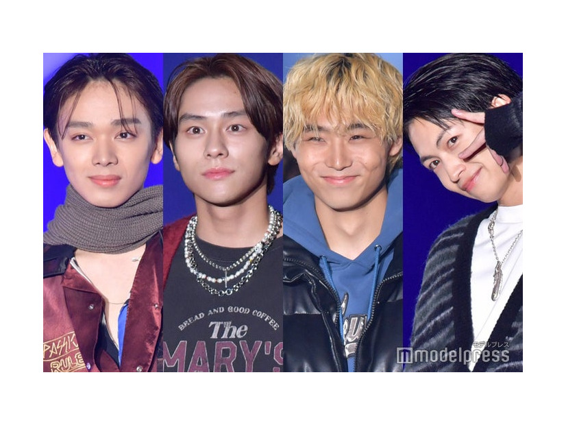 宮世琉弥、山下幸輝、八村倫太郎、綱啓永（C）モデルプレス