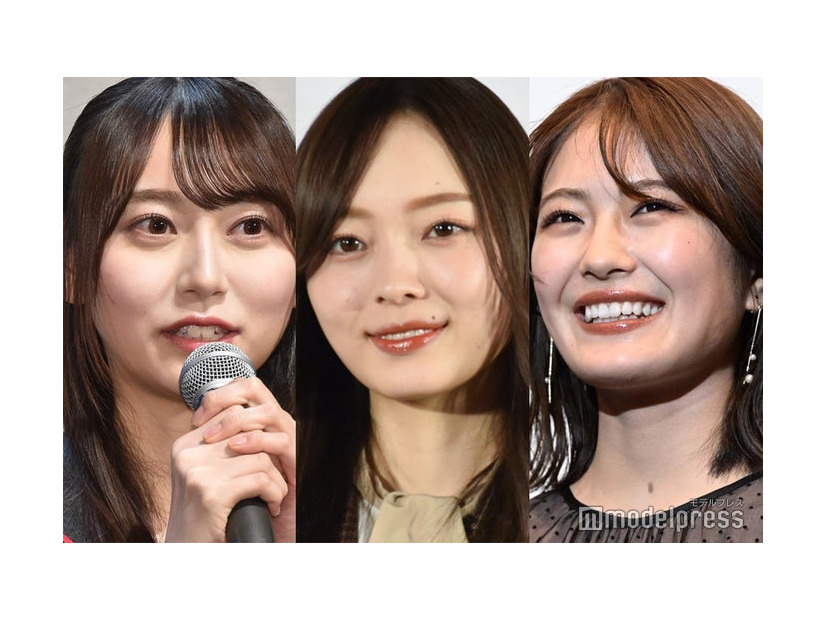 弓木奈於、梅澤美波、清宮レイ （C）モデルプレス