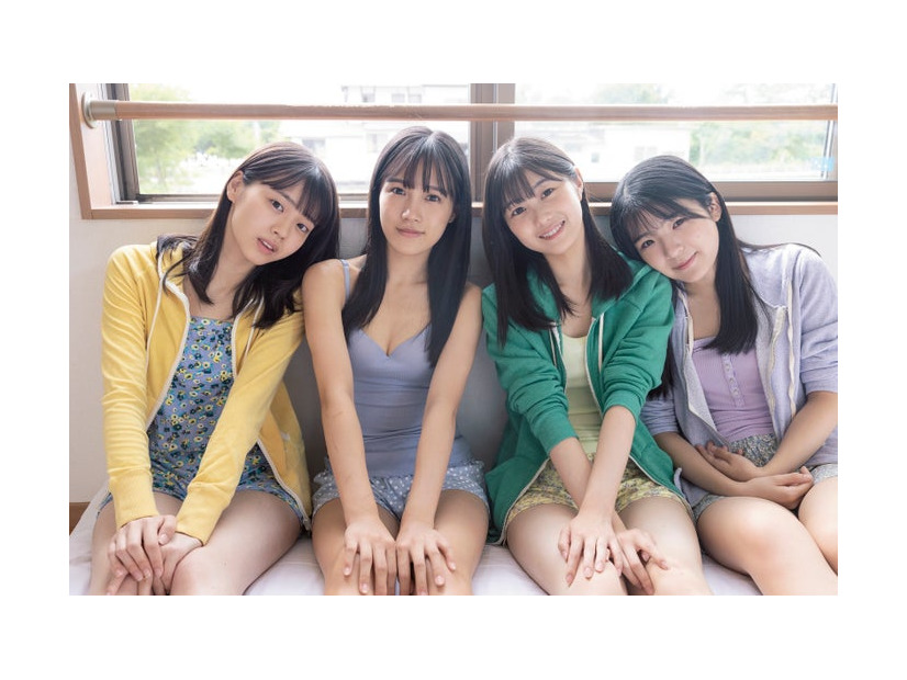 福田真琳、河西結心、八木栞、豫風瑠乃／つばきファクトリー（画像提供：小学館）