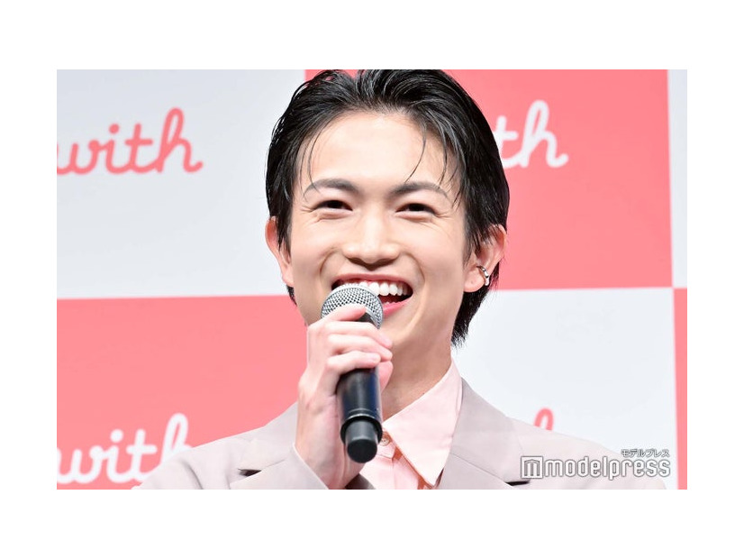 新CM発表会に出席した綱啓永（C）モデルプレス