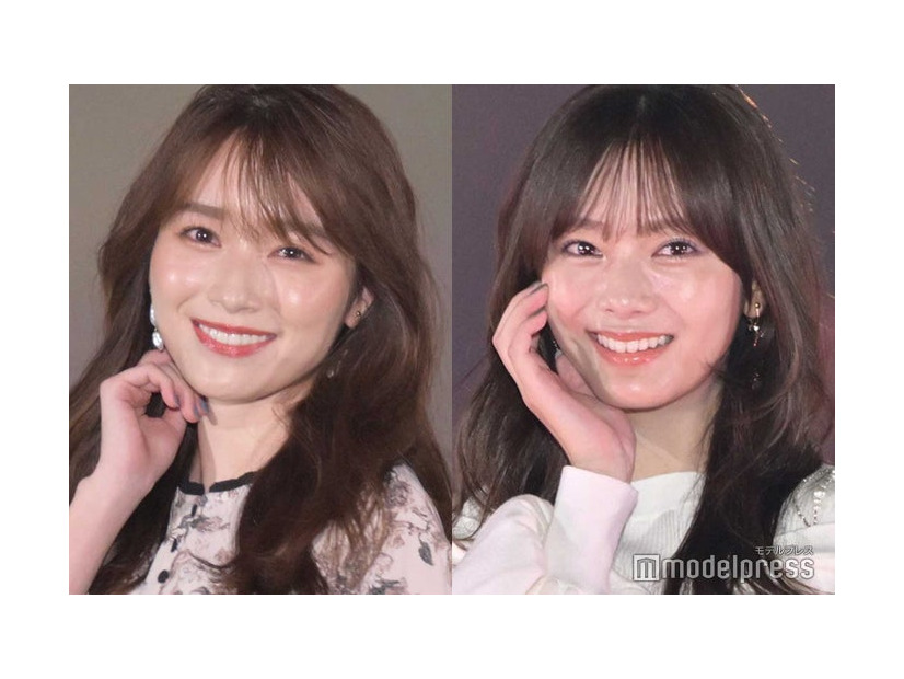 守屋麗奈、田村保乃（C）モデルプレス