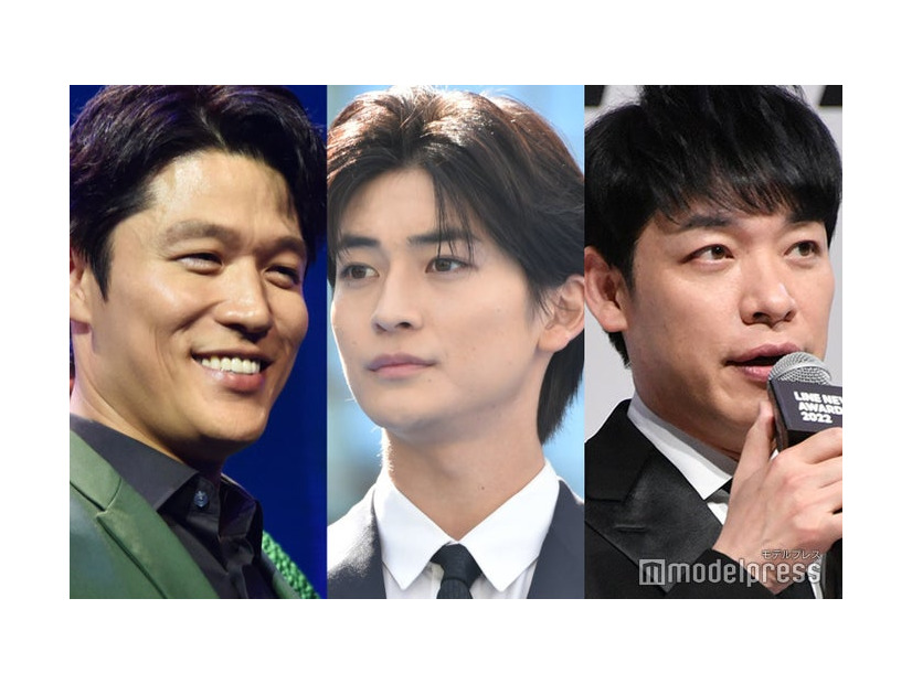 鈴木亮平、高橋文哉、川島明（C）モデルプレス