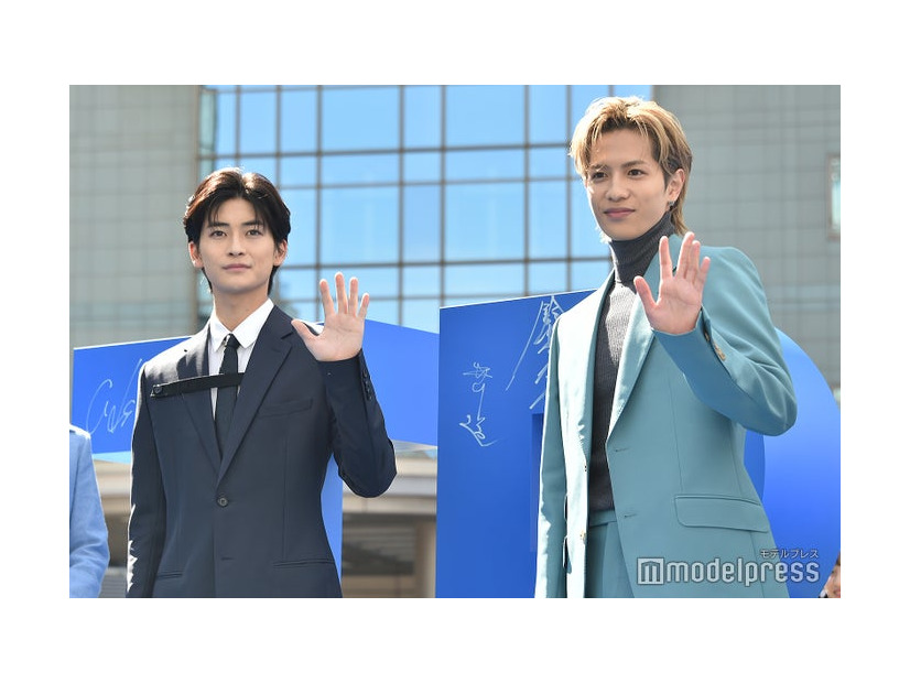 『TBS DRAMA COLLECTION 2023 Autumn！！』に出席した高橋文哉、志尊淳（C）モデルプレス