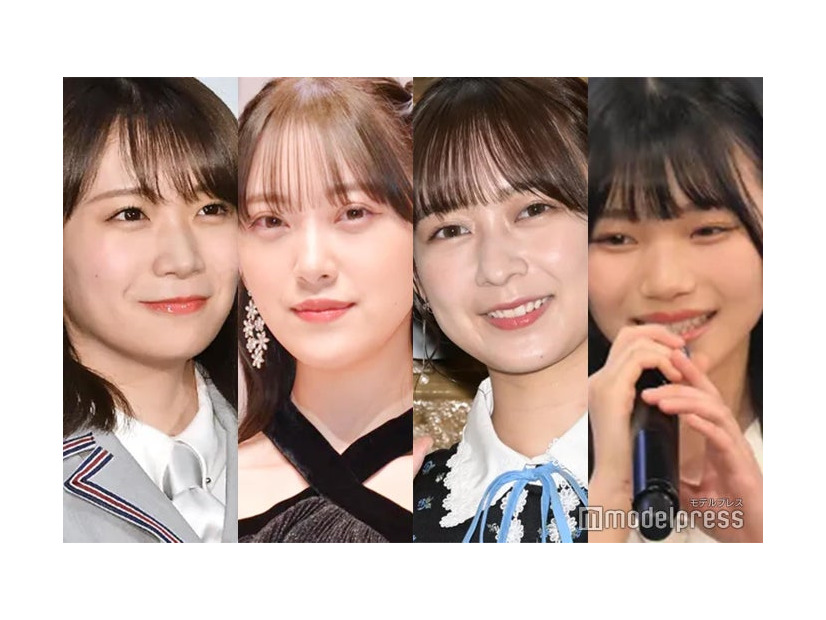 秋元真夏、堀未央奈、鈴木絢音、岡本姫奈（C）モデルプレス