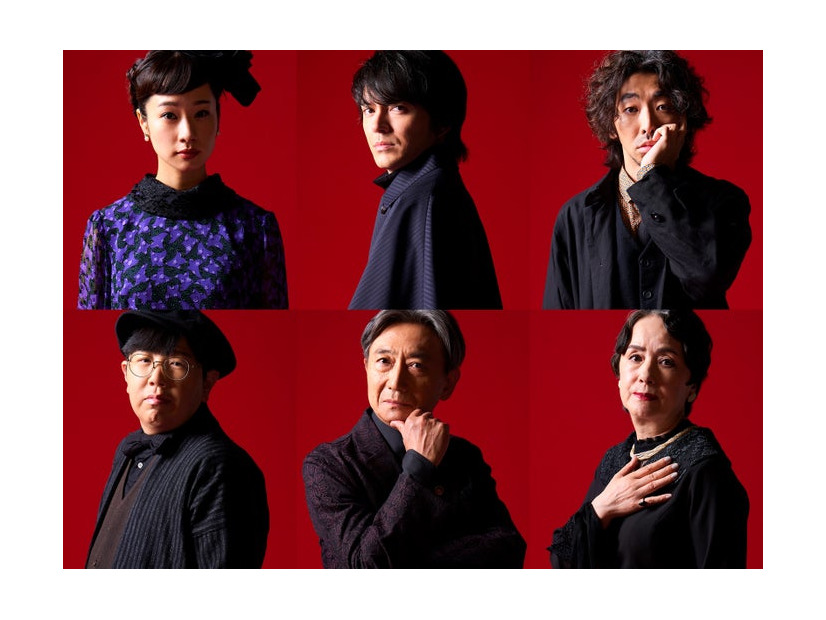 （上段左から）藤間爽子、林遣都、柄本時生（下段左から）新名基浩、山崎一、佐藤直子（提供写真）