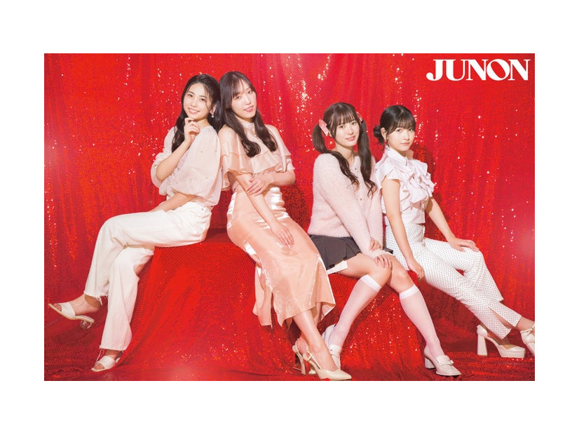 モーニング娘。’23（櫻井梨央、譜久村聖、生田衣梨奈、北川莉央）（画像提供：主婦と生活社）