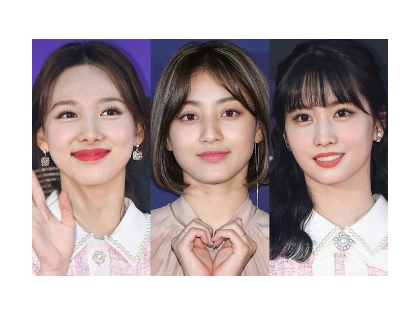 ナヨン、ジヒョ、モモ／Photo by Getty Images