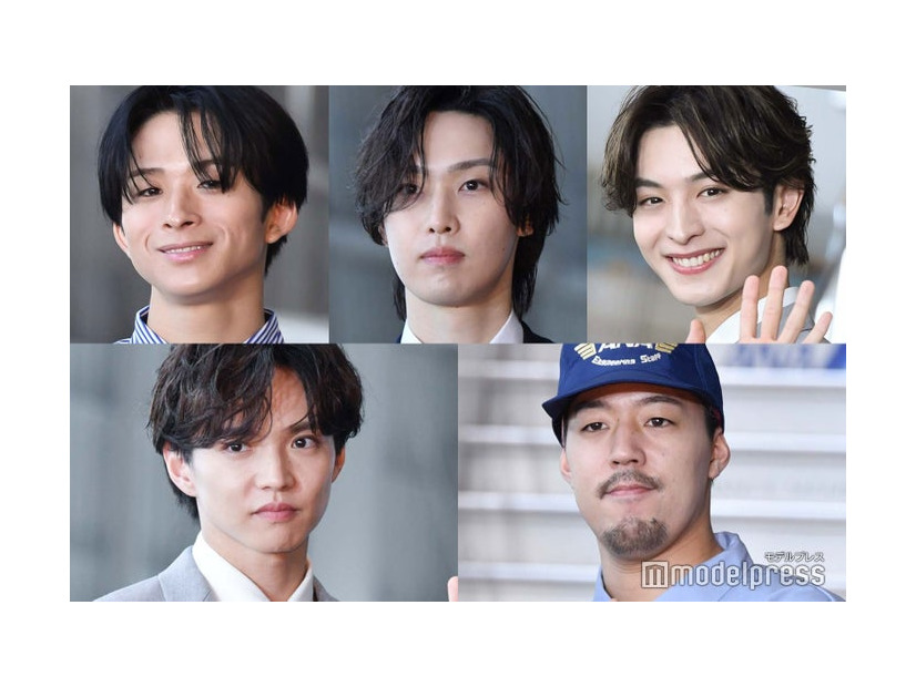 （左上から時計回りに）澤本夏輝、堀夏喜、木村慧人、世界、佐藤大樹（C）モデルプレス