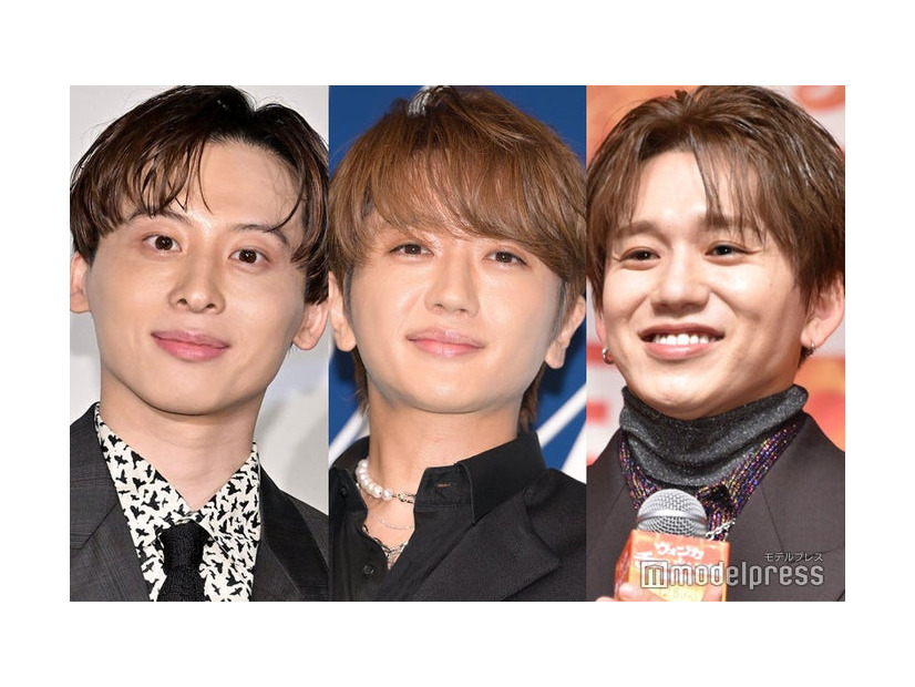 工藤大輝、Nissy、花村想太（C）モデルプレス