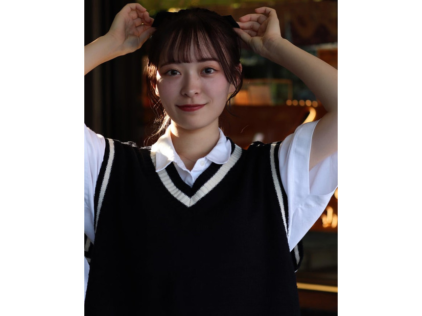 モデルプレスのインタビューに応じた土井安莉さん（提供写真）