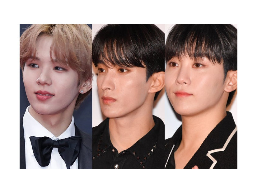（左から）ショウタロウ（SHOTARO）／Photo by Getty Images、ドギョム（DK）、SEUNGKWAN（C）モデルプレス