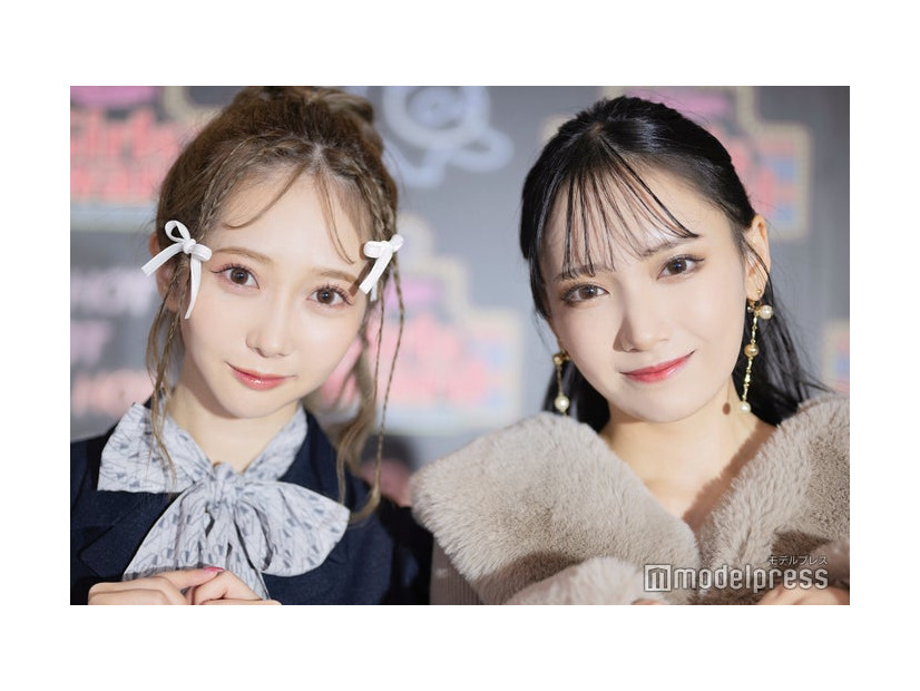 モデルプレスのインタビューに応じた谷崎早耶、鈴木瞳美（C）モデルプレス