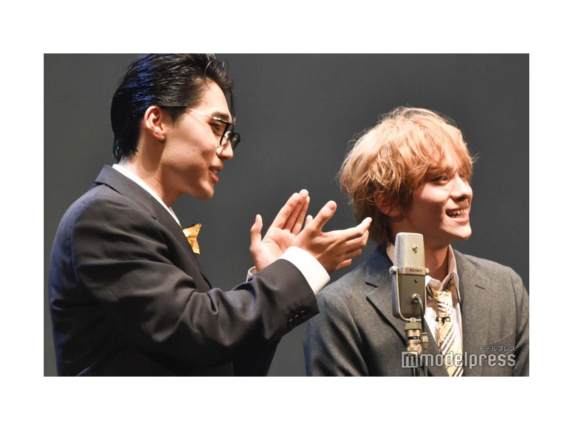 「ホミパリ Twenty-2 Birthday Zepp Tour」に登場したNaoya、山下幸輝（C）モデルプレス