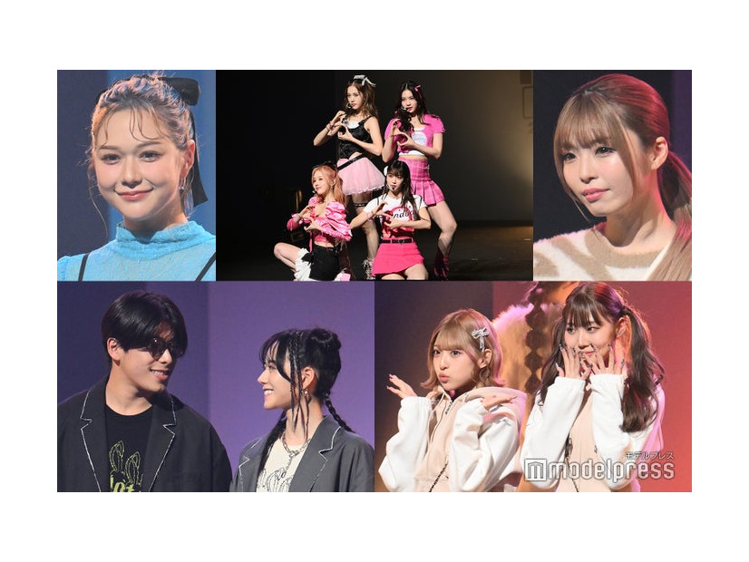 （上段左から）村重杏奈、STAYC、ゆいちゃみ（下段左から）なこなこカップル、MINAMI、なつき（C）モデルプレス
