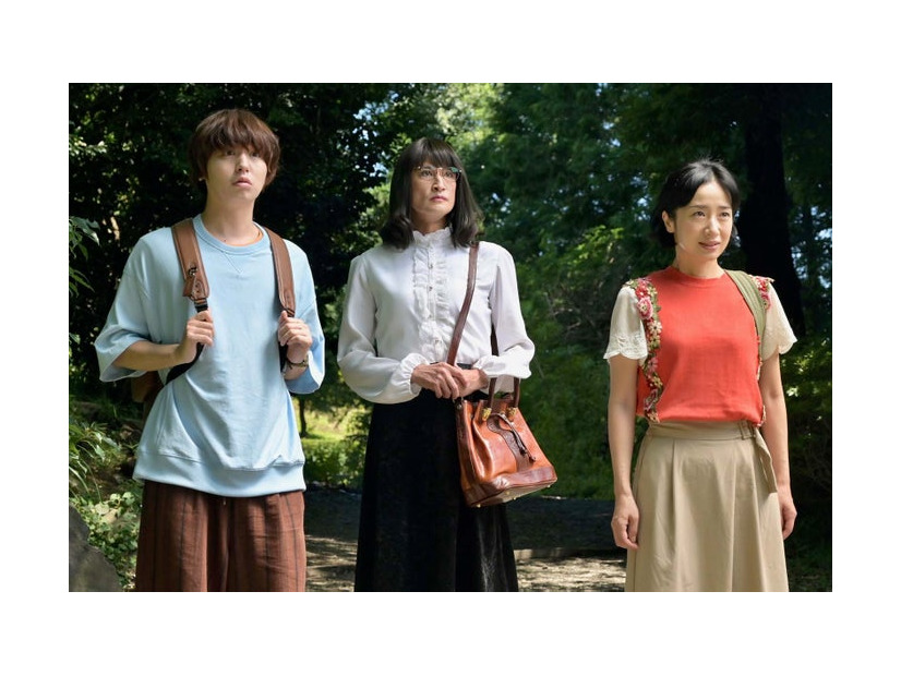 （左から）伊野尾慧、松岡昌宏、映美くらら「家政夫のミタゾノ」第7話より（C）テレビ朝日