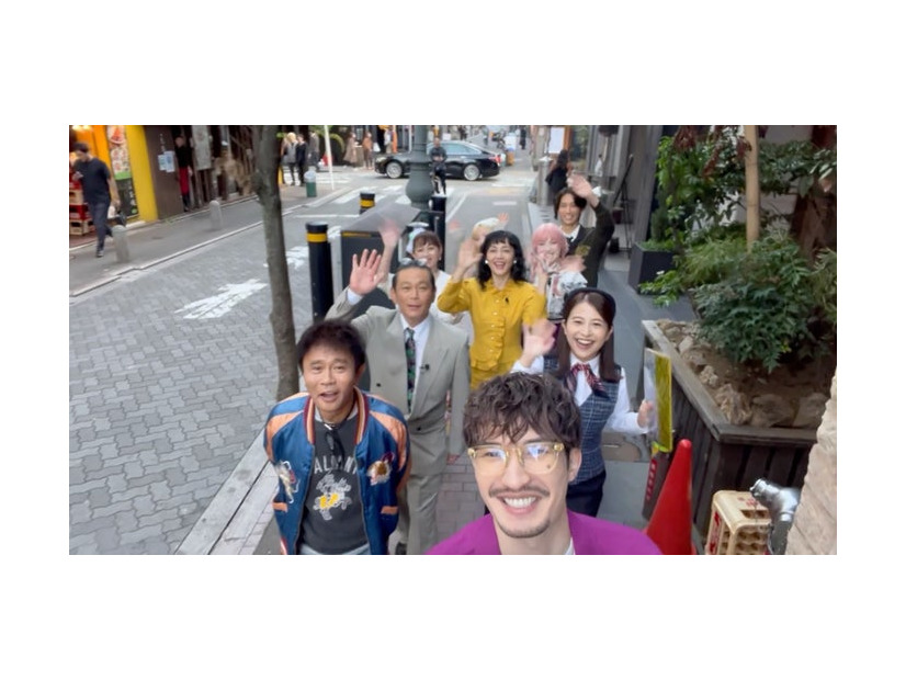 ジェシー＆田中樹ら「オオカミ少年」初ロケの様子（C）TBS