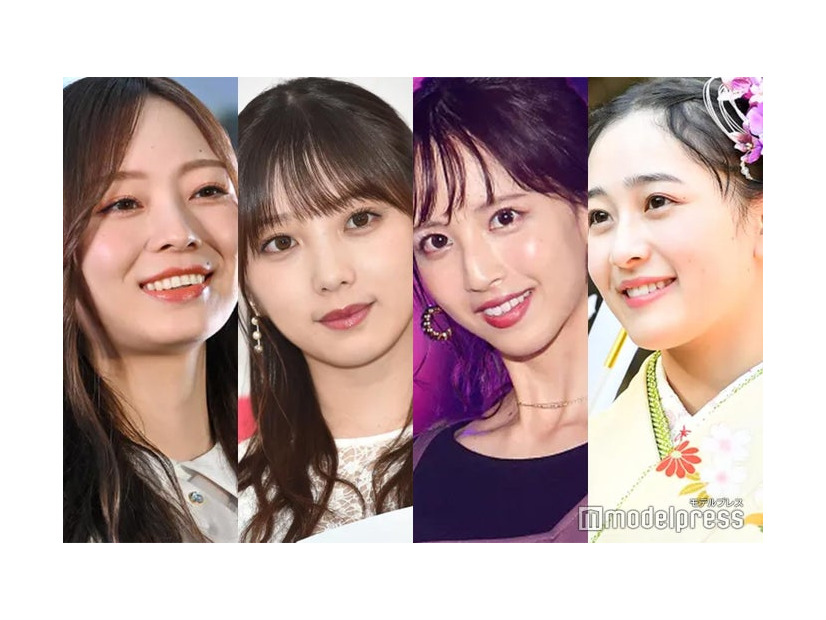 梅澤美波、与田祐希、向井葉月、佐藤楓（C）モデルプレス