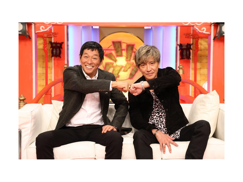 明石家さんま、木村拓哉（C）フジテレビ