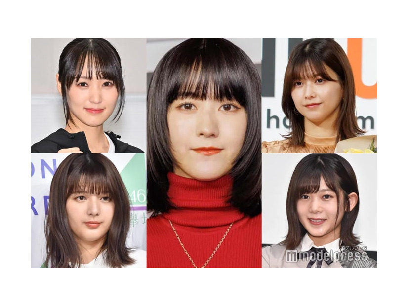 （左上から時計回りに）菅井友香、土生瑞穂、尾関梨香、関有美子（C）モデルプレス