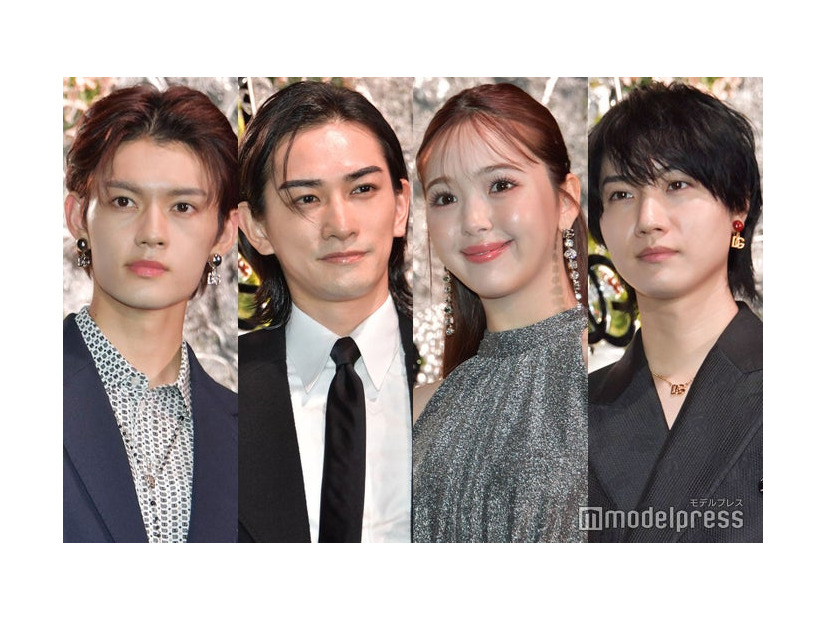 （左から）佐野勇斗、町田啓太、藤田ニコル、桜田通（C）モデルプレス