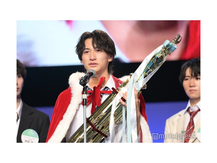 「男子高生ミスターコン2023」グランプリに輝いた植野花道くん（C）モデルプレス