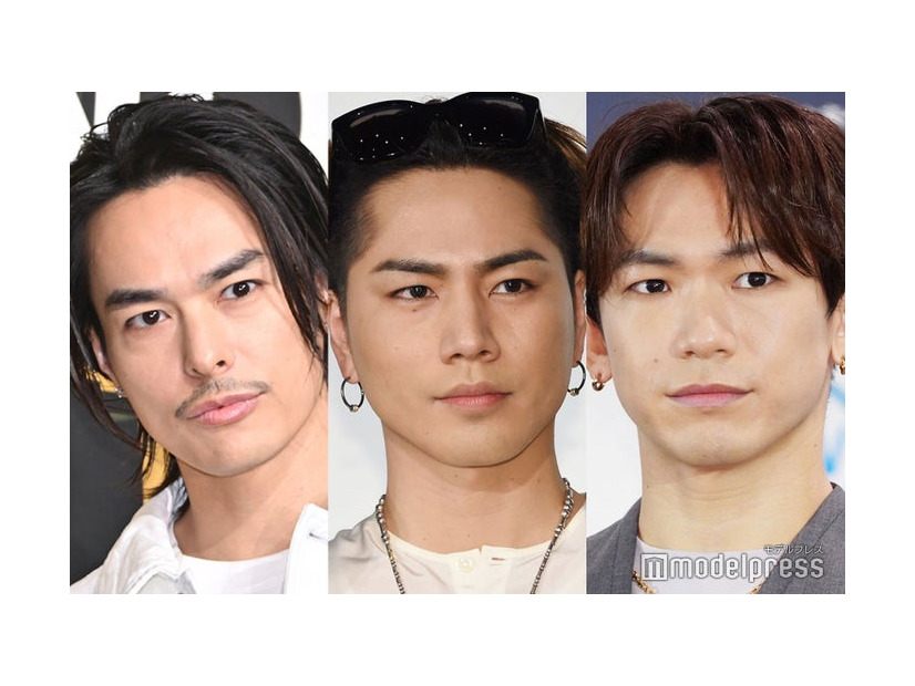 今市隆二、登坂広臣、NAOTO（C）モデルプレス