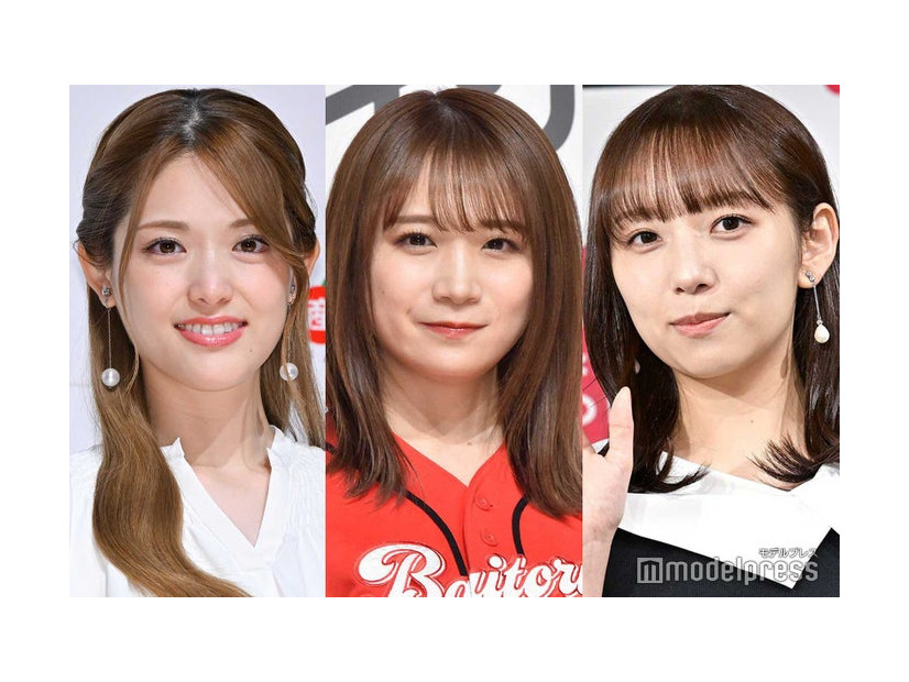 松村沙友理、秋元真夏、新内眞衣（C）モデルプレス