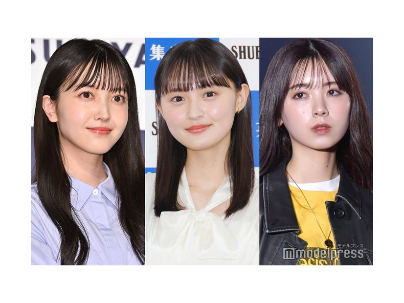 久保史緒里、遠藤さくら、筒井あやめ（C）モデルプレス