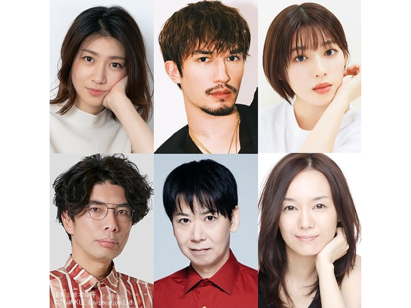 （上段左から）瀧内公美、ジェシー、白石聖（下段左から）片桐仁、手塚とおる、奥貫薫（提供写真）