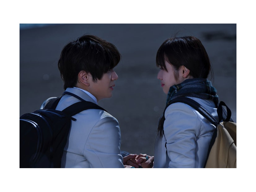 高橋優斗、豊嶋花「君が死ぬまであと100日」第8話より（C）NTV・J Storm