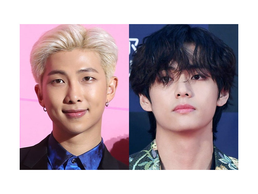 RM、V／Photo by Getty Images