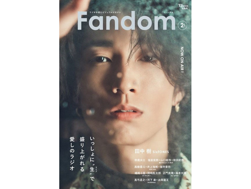 「Fandom Vol.2」（12月18日発売）表紙：田中樹（画像提供：宝島社）