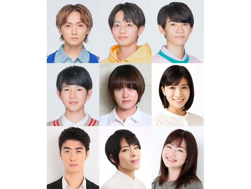 （上段左から）和田優希、千井野空翔、渡邉心（中段左から）木村来士、古賀瑠、青木志穏（下段左から）篠原孝文、小玉久仁子、武藤晃子（提供写真）