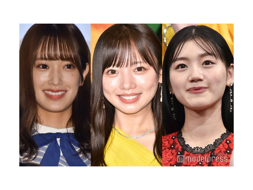 佐々木久美、齊藤京子、佐々木美玲（C）モデルプレス